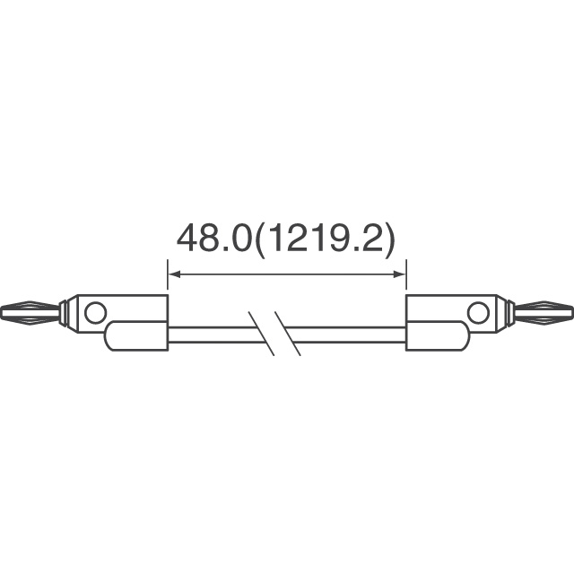 B-48-4 Pomona Electronics  Test Leads - Banana, Meter Interface